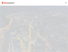 Tablet Screenshot of georesearch.cl